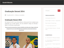 Tablet Screenshot of karateokinawa.com.br